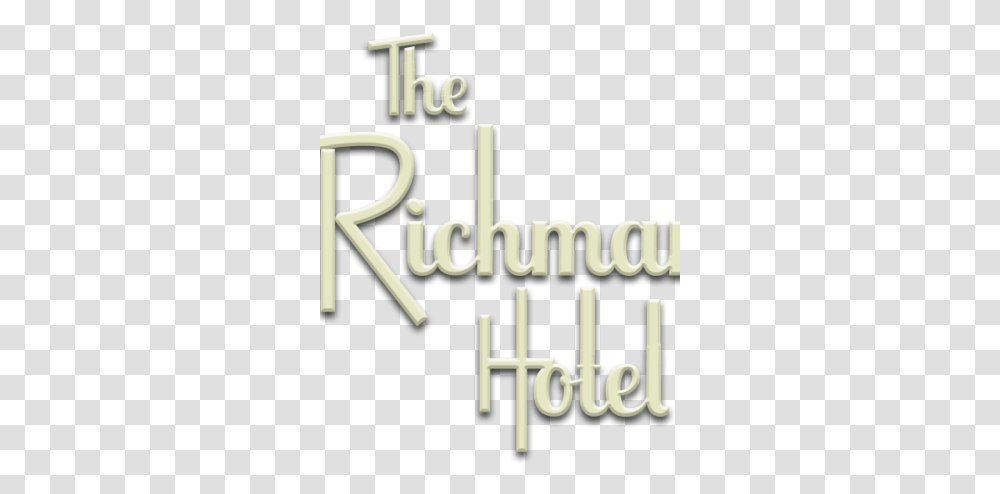 The Richman Hotel Vertical, Text, Alphabet, Number, Symbol Transparent Png