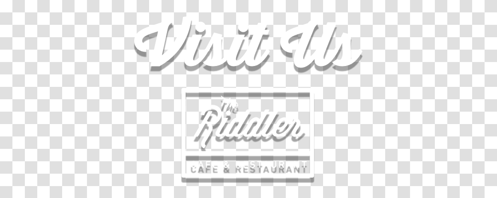 The Riddler Restaurant Calligraphy, Label, Text, Alphabet, Sticker Transparent Png