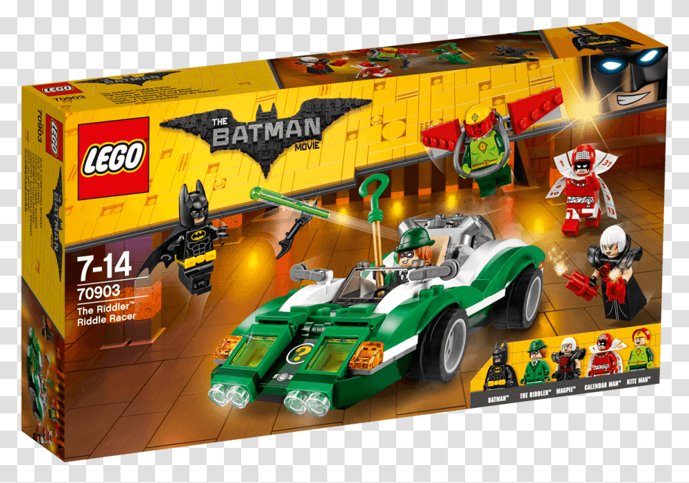 The Riddler Riddle Racer Lego Batman Movie Sets 2017, Car, Vehicle, Transportation, Automobile Transparent Png