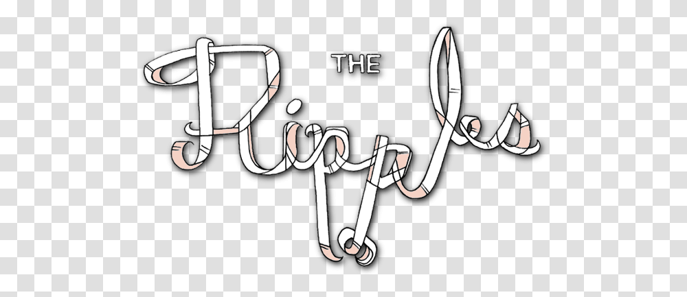 The Ripples Calligraphy, Text, Label, Alphabet, Handwriting Transparent Png