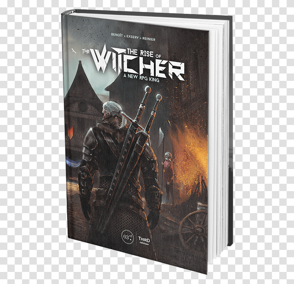 The Rise Of Witcher A New Rpg King Rise Of The Witcher A New Rpg King, Poster, Advertisement, Person, Helmet Transparent Png