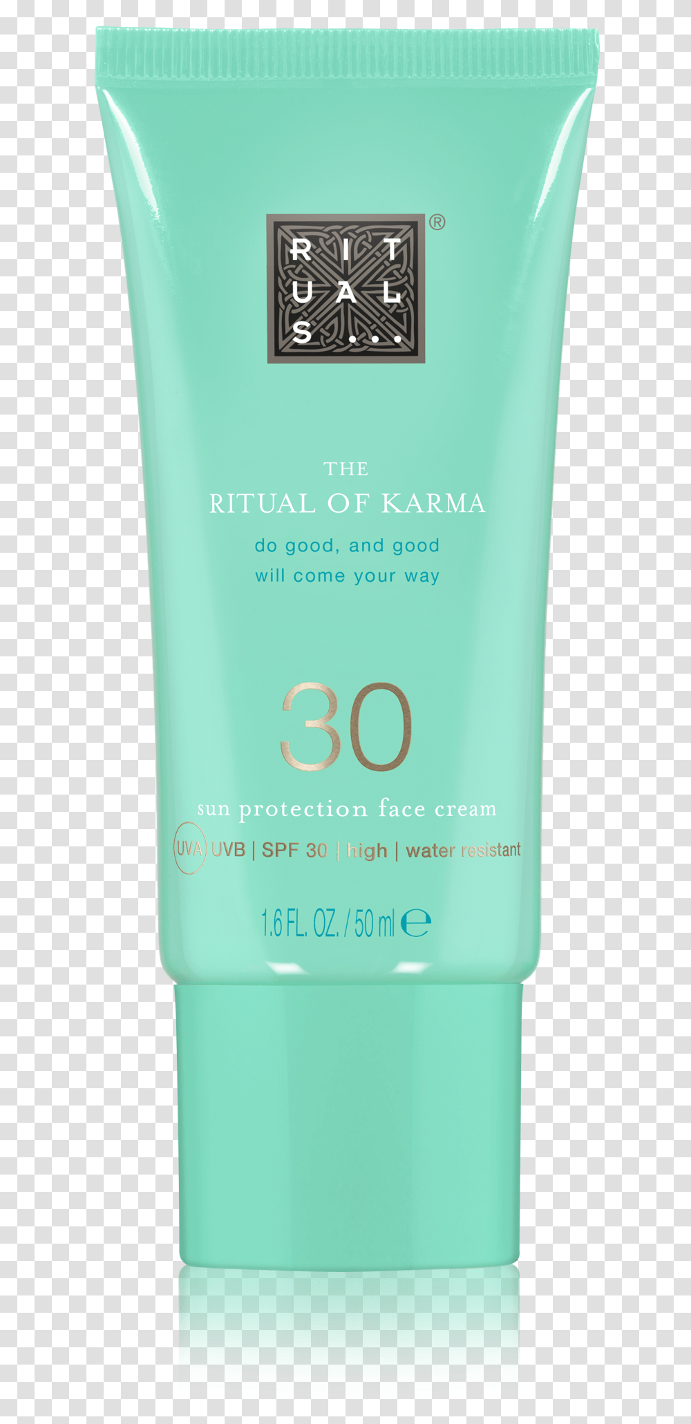 The Ritual Of Karma Sun Protection Face Cream 30title Rituals Of Karma Face Cream, Bottle, Cosmetics, Sunscreen, Refrigerator Transparent Png