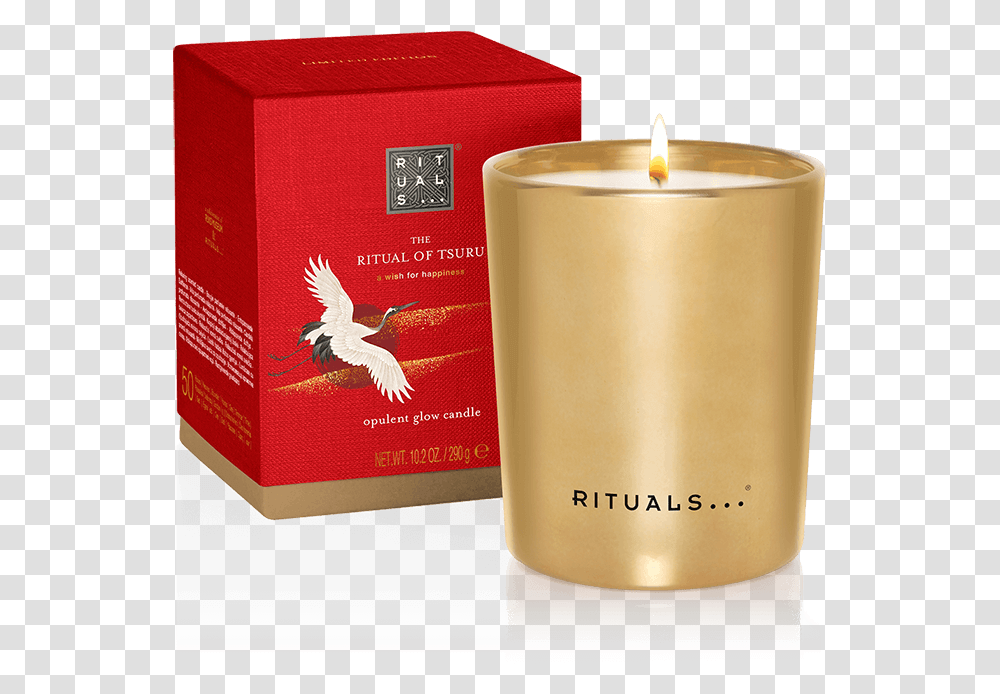 The Ritual Of Tsuru Candletitle The Ritual Of Tsuru Ritual Of Tsuru Candle, Milk, Beverage, Drink, Bird Transparent Png