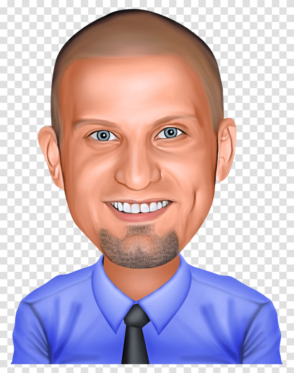 The Rock Head Cartoon, Face, Person, Tie, Accessories Transparent Png