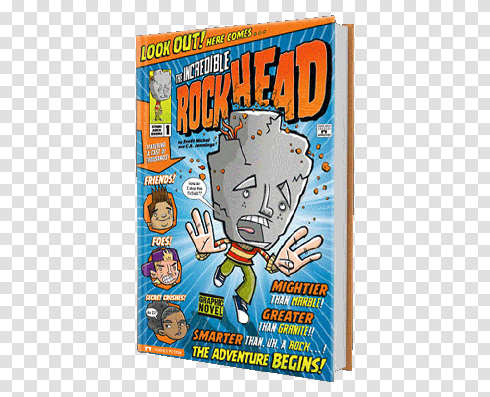 The Rock Head Incredible Rockhead, Label, Poster, Advertisement Transparent Png