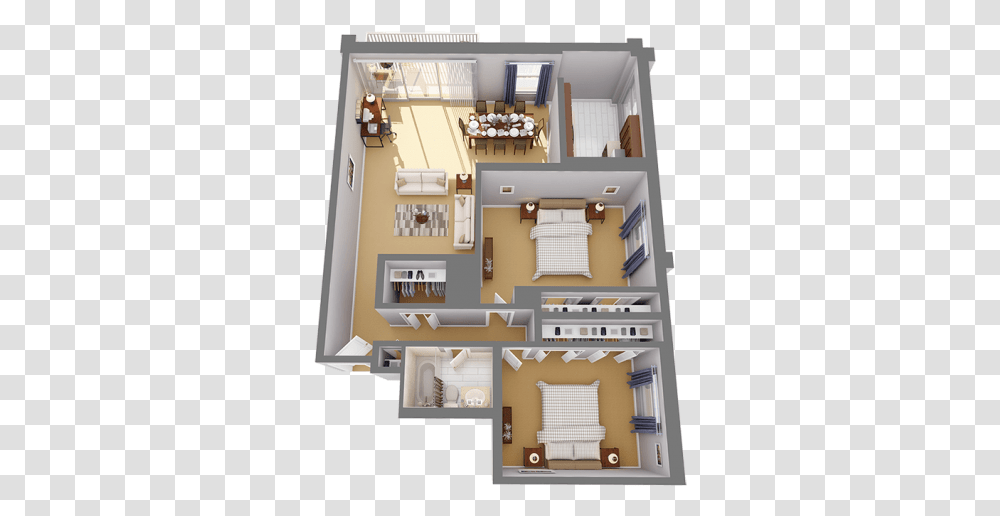 The Rockville Two Bedroom Apartment In Rockville Md 900 Sq Ft 2 Bedroom Apartment Plans, Floor Plan, Diagram, Plot Transparent Png