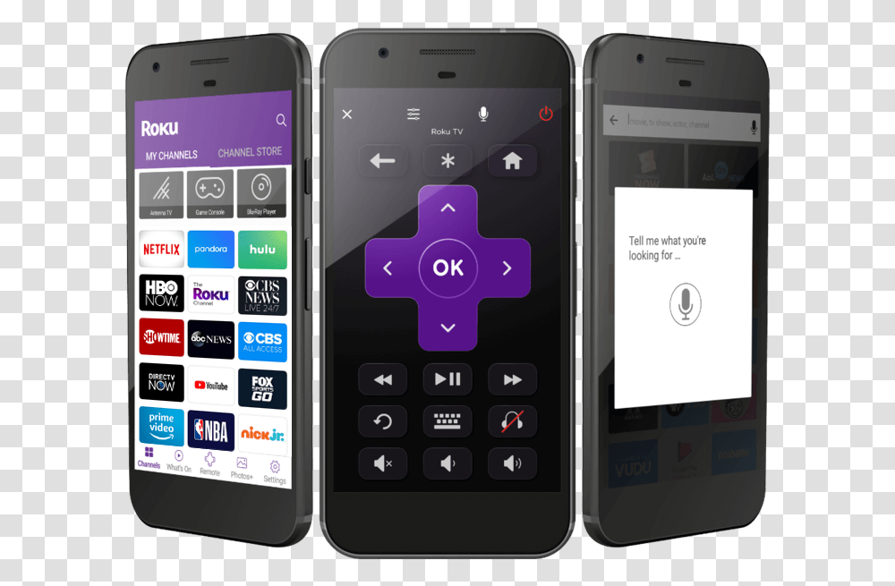 The Roku Channel Adds Premium Subscriptions Alongside Its Roku App, Mobile Phone, Electronics, Cell Phone, Iphone Transparent Png