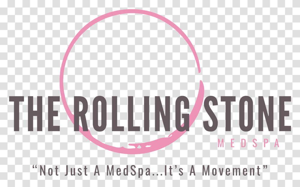 The Rolling Stone Medspa Logo With Tagli Graphic Design, Poster, Advertisement, Flyer, Paper Transparent Png