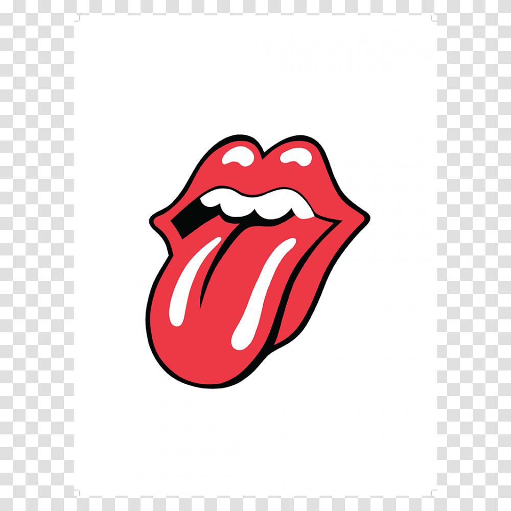 The Rolling Stones Tongue Logo Lithograph, Ketchup, Food, Mouth, Lip Transparent Png
