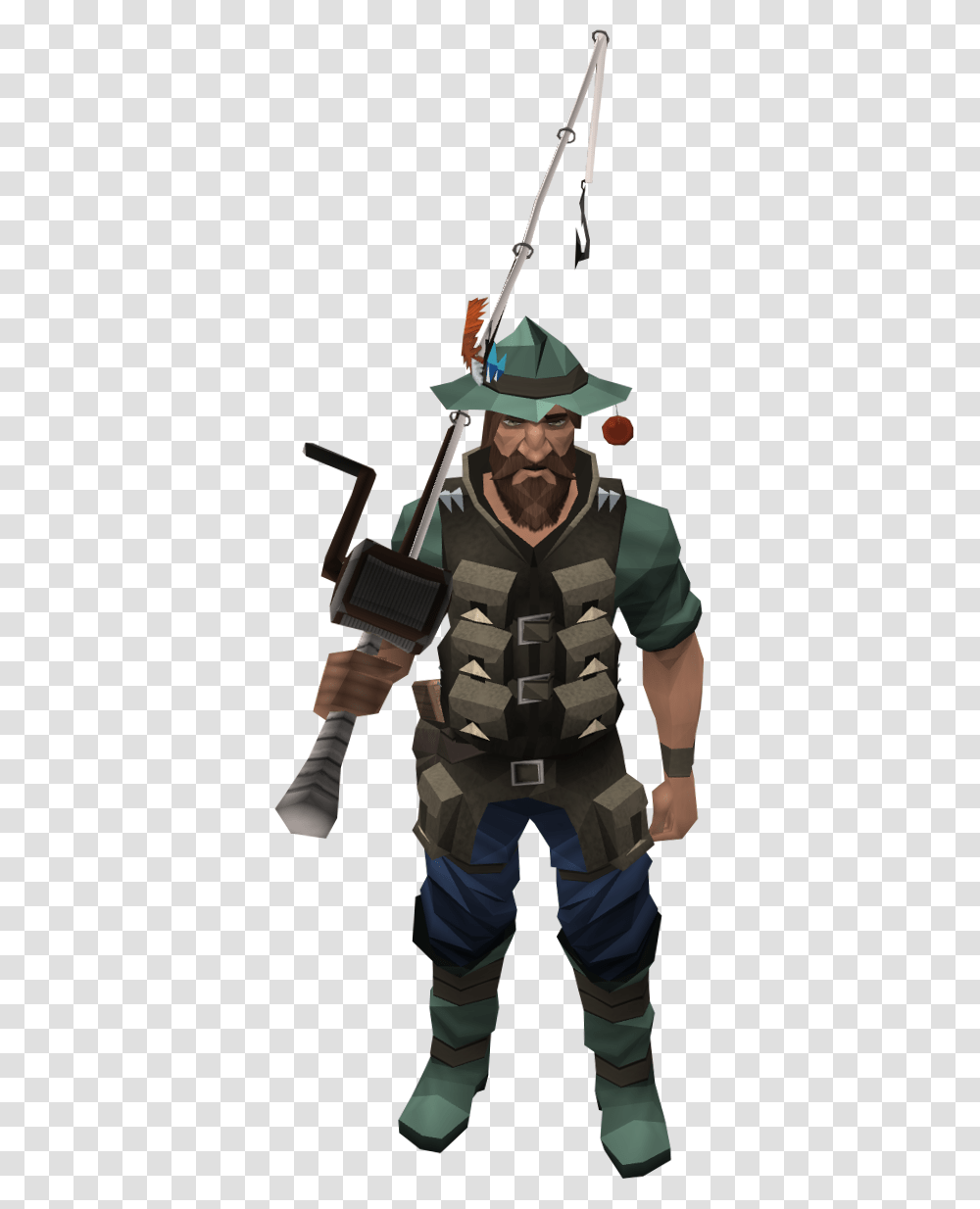 The Runescape Wiki Fisher Dnd, Person, Human, Knight Transparent Png