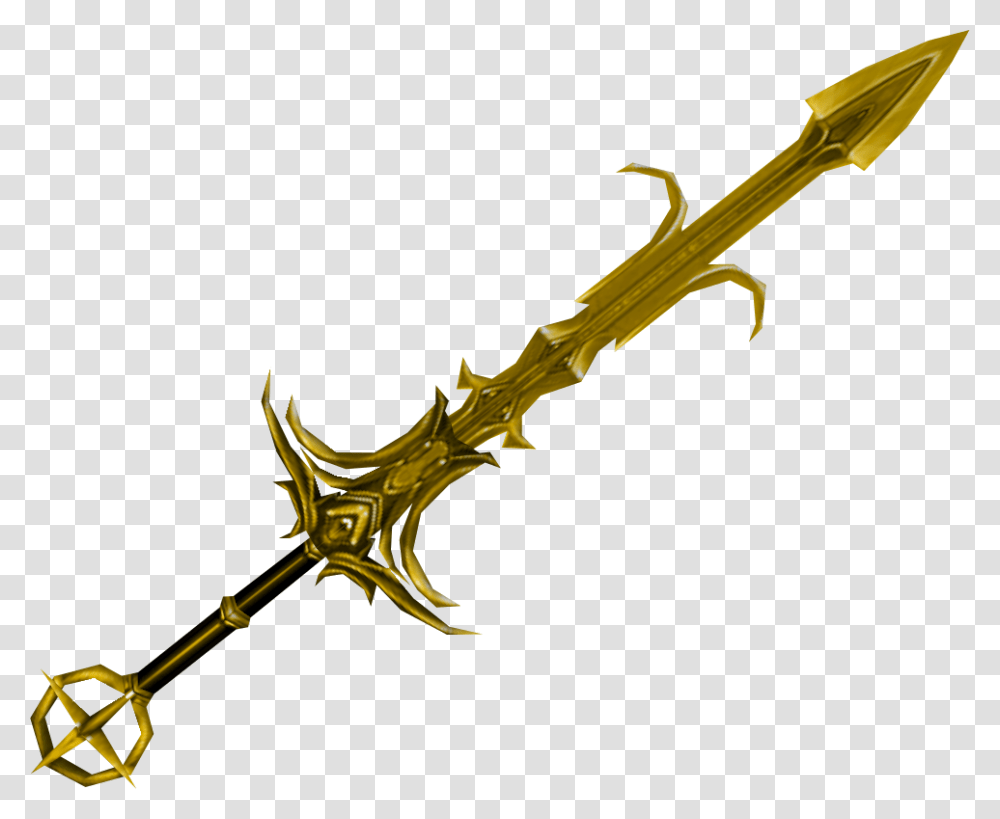 The Runescape Wiki Saradomin Godsword, Spear, Weapon, Weaponry, Trident Transparent Png