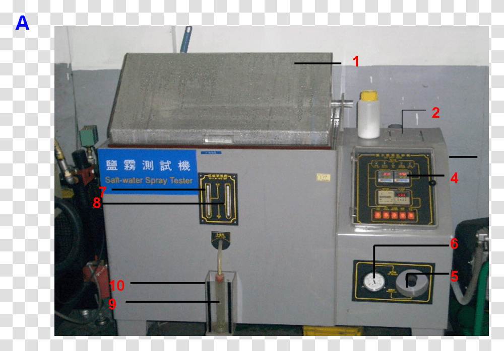 The Salt Water Spray Tester Control Panel, Machine, Gas Pump, Arcade Game Machine, Lathe Transparent Png