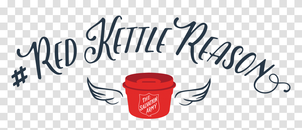 The Salvation Army Of Knoxville Tennessee Red Kettle Campaign, Bucket, Handwriting, Ketchup Transparent Png
