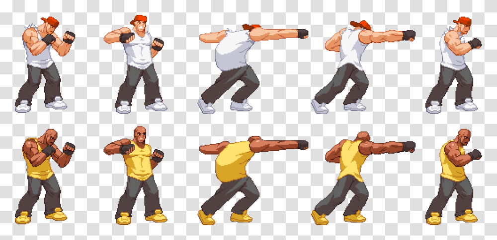 The Same Animation Used For Both Bad Guys Fat Guy 2d Pixel, Martial Arts, Sport, Person, Tai Chi Transparent Png