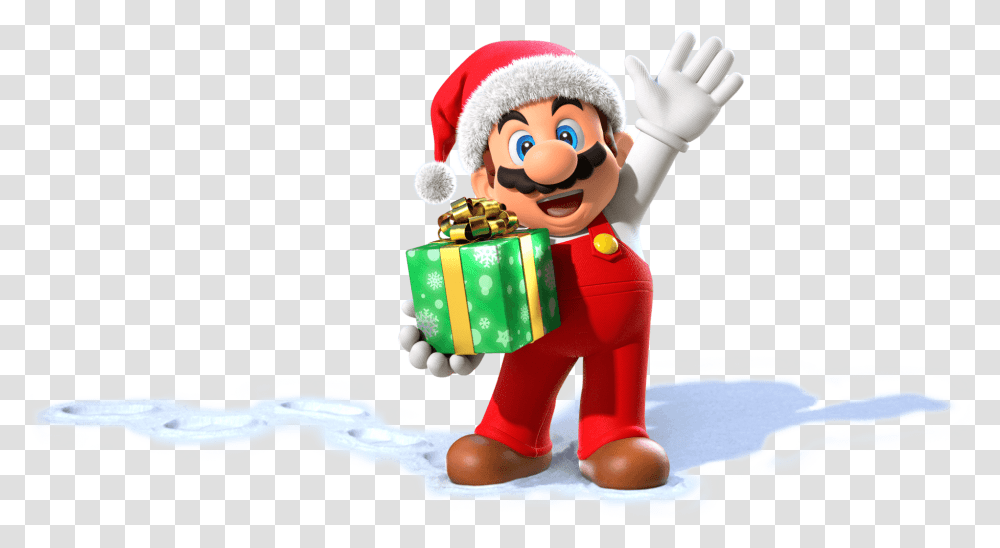 The Santa Claus & 8 Bit Outfits Are Available In Super Mario Super Mario Christmas, Toy Transparent Png