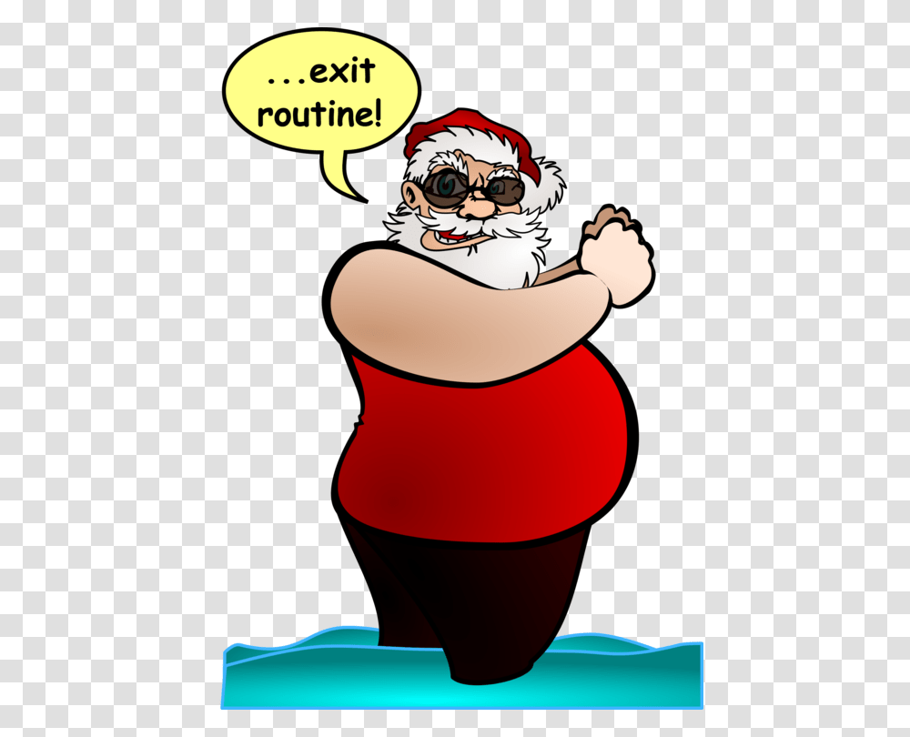 The Santa Clause Christmas Day Drawing Christmas Elf Free, Plant, Christmas Stocking, Gift Transparent Png