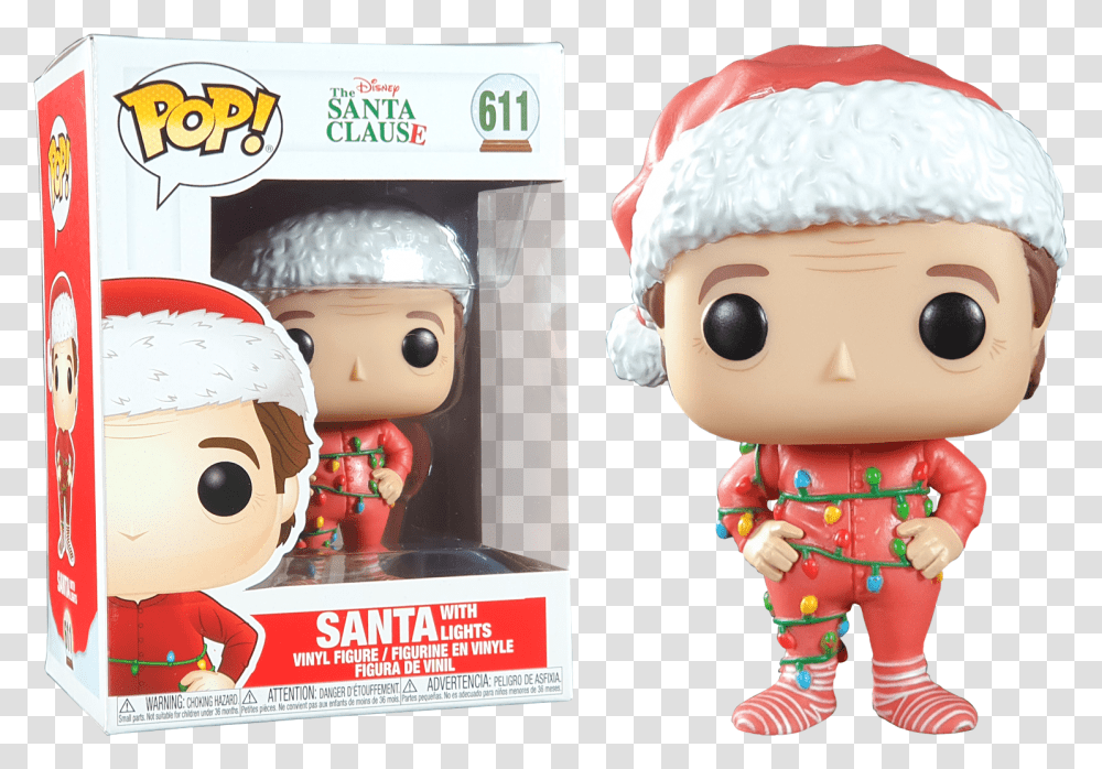 The Santa Clause Santa Clause Funko Pop, Doll, Toy, Figurine, Plush Transparent Png