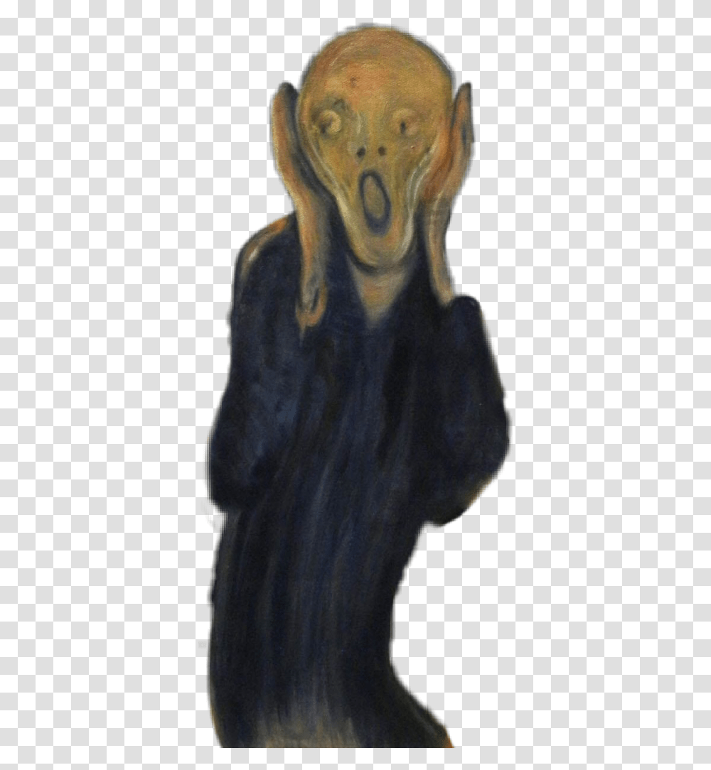The Scream Munch Edvard Munch Scream, Apparel, Person Transparent Png
