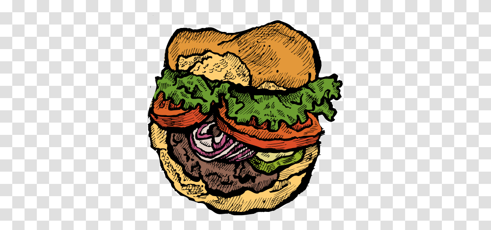 The Search For Imperfect Burger Illustration, Dessert, Food, Cream, Creme Transparent Png
