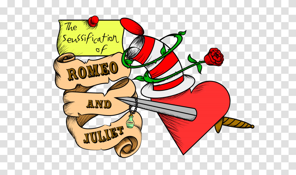The Seussification Of Romeo Juliet, Meal, Food, Animal Transparent Png