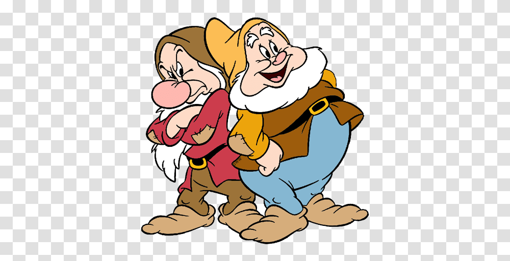 The Seven Dwarfs Clip Art Disney Clip Art Galore, Drawing, Hug, Kneeling Transparent Png