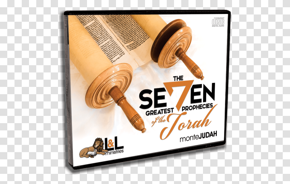 The Seven Greatest Prophecies Of The Torah Cd Set Lion And Lamb, Scroll, Page, Advertisement Transparent Png