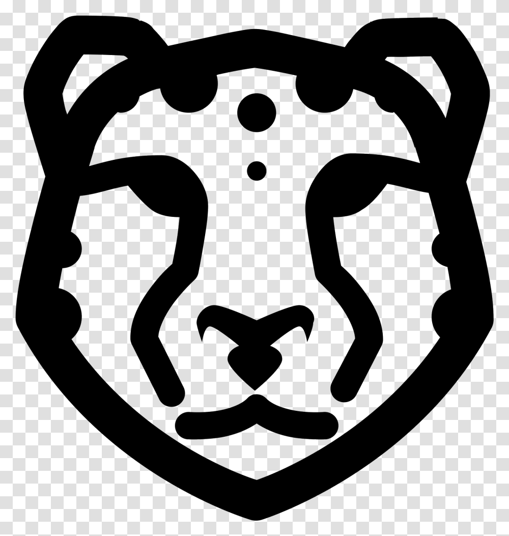 The Shape Of The Face Looks Like A Rounded Pentagon Snow Leopard Icon, Gray, World Of Warcraft Transparent Png
