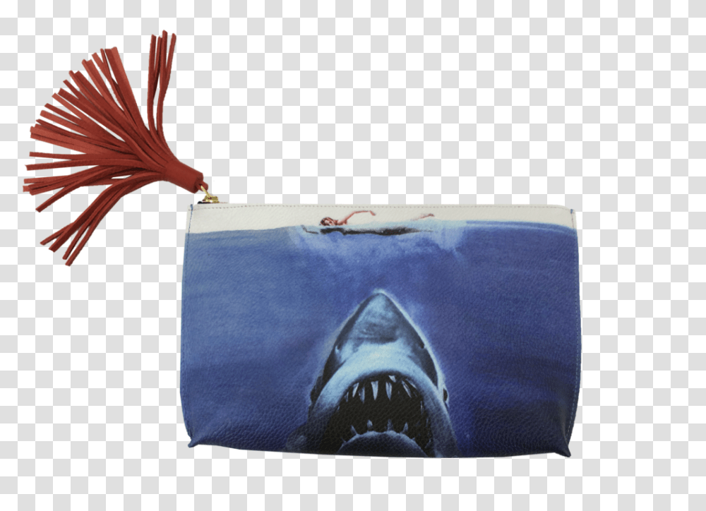 The Shark Attack Soft Clutch Coin Purse, Animal, Sea Life, Shoe, Footwear Transparent Png
