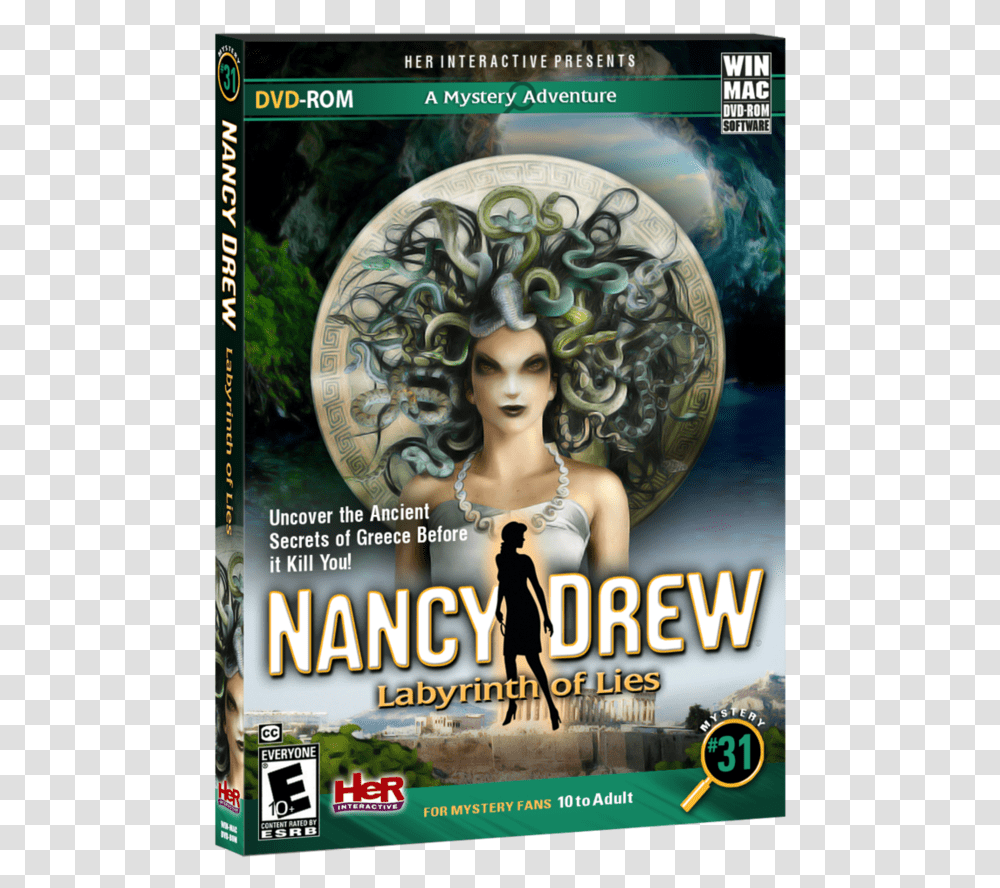 The Shattered Medallion Nancy Drew Nancy Drew Games Art, Person, Human, Poster, Advertisement Transparent Png