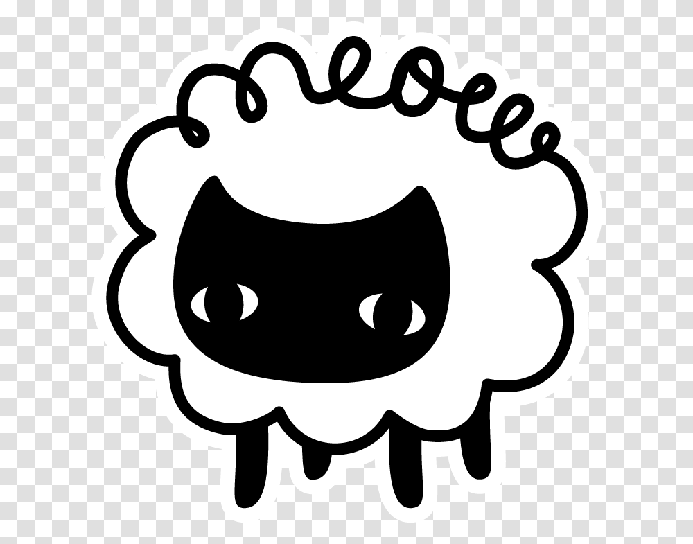 The Sheep's Meow Meow, Stencil, Cat, Pet, Mammal Transparent Png