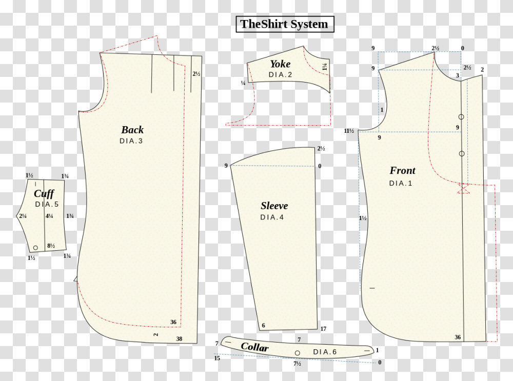The Shirt System Sewing Pattern Shirt Sewing Pattern, Bottle, Plot, Leisure Activities Transparent Png