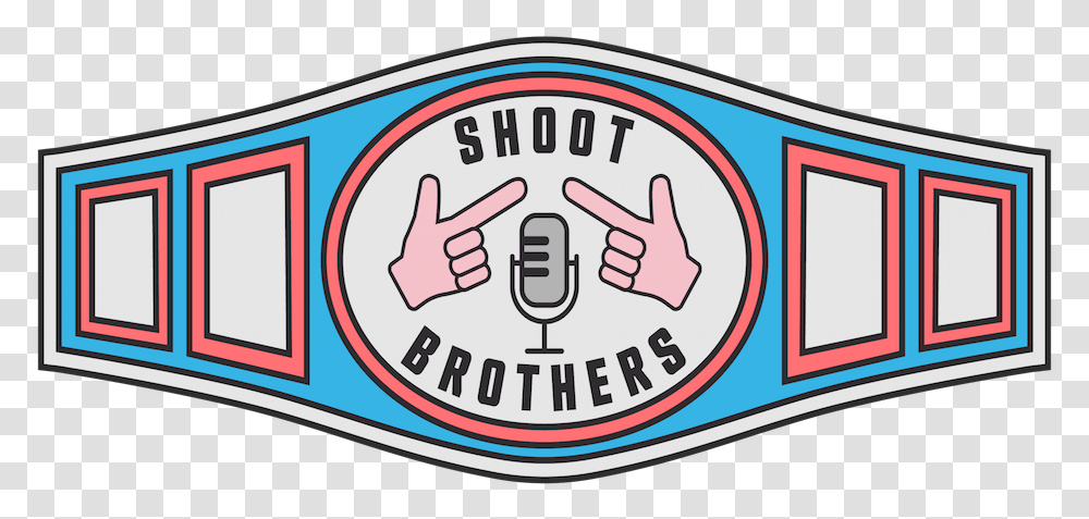 The Shoot Brothers Podcast Header Image Emblem, Label, Hand Transparent Png