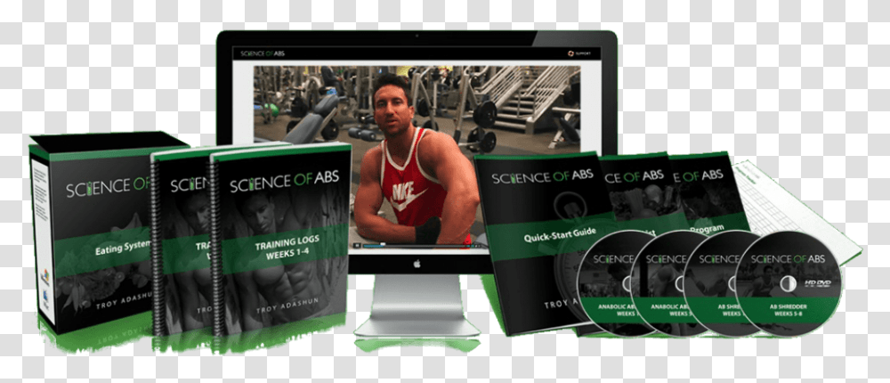 The Simple Science Behind Getting Six Pack Abs Apple Led Cinema Display, Person, Human, Book, Fitness Transparent Png