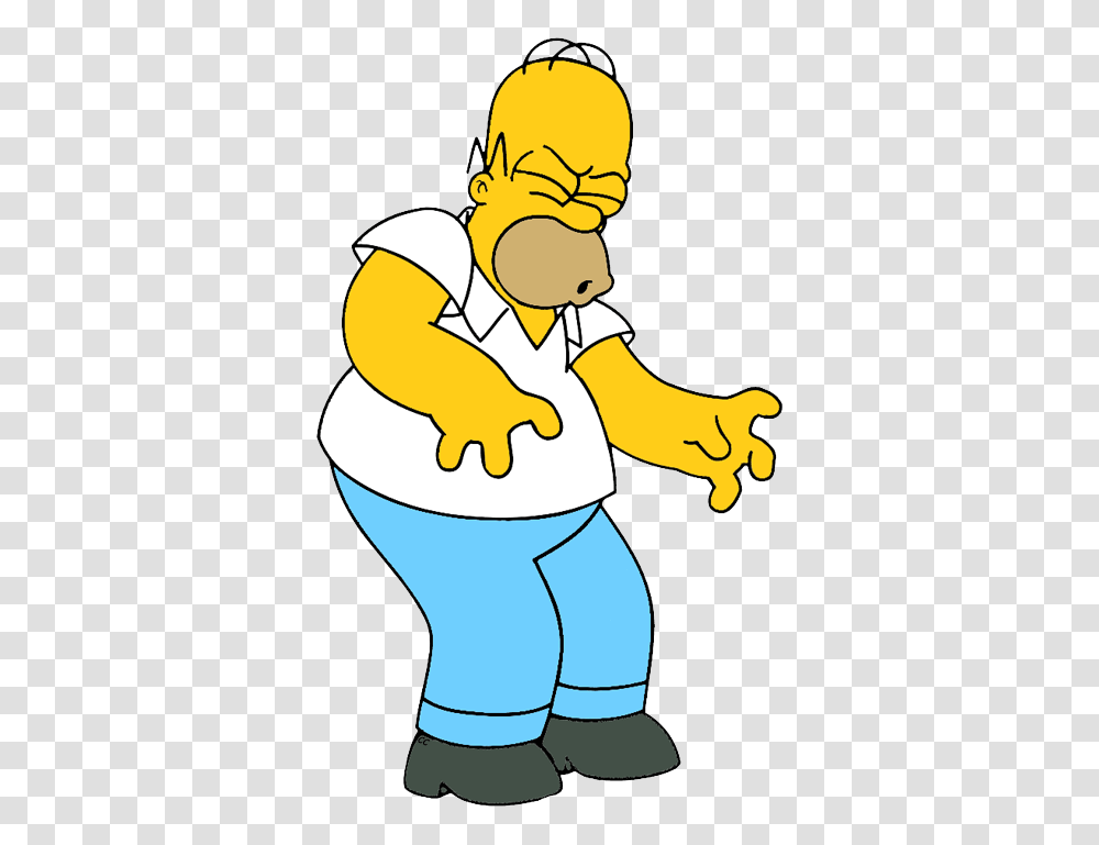 The Simpsons Clip Art Cartoon Clip Art, Kneeling, Arm, Sack, Bag Transparent Png