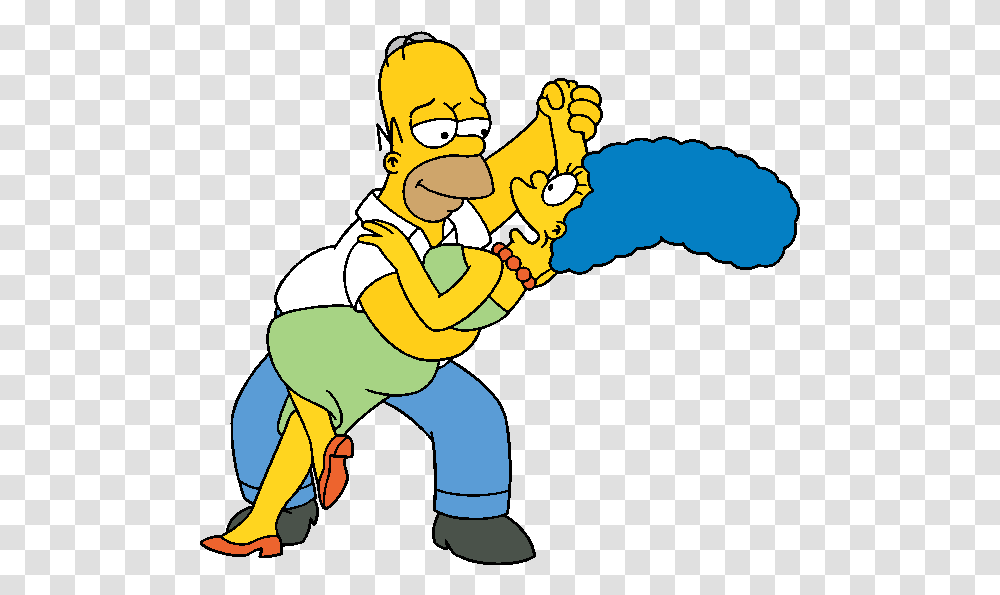 The Simpsons Clip Art Image Homer Und Marge Simpsons, Person, Outdoors, People, Hand Transparent Png