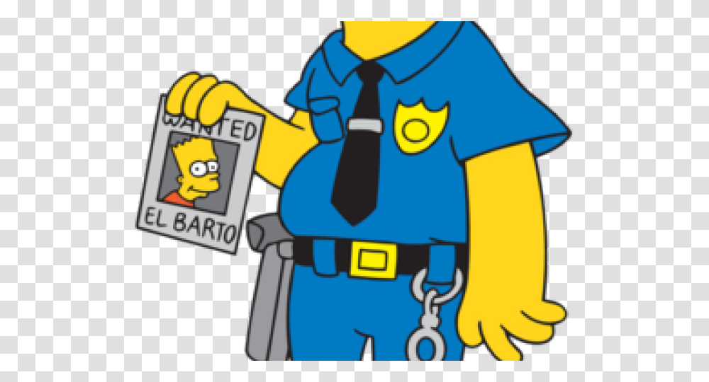 The Simpsons Clipart Police Officer, Gas Pump, Security Transparent Png