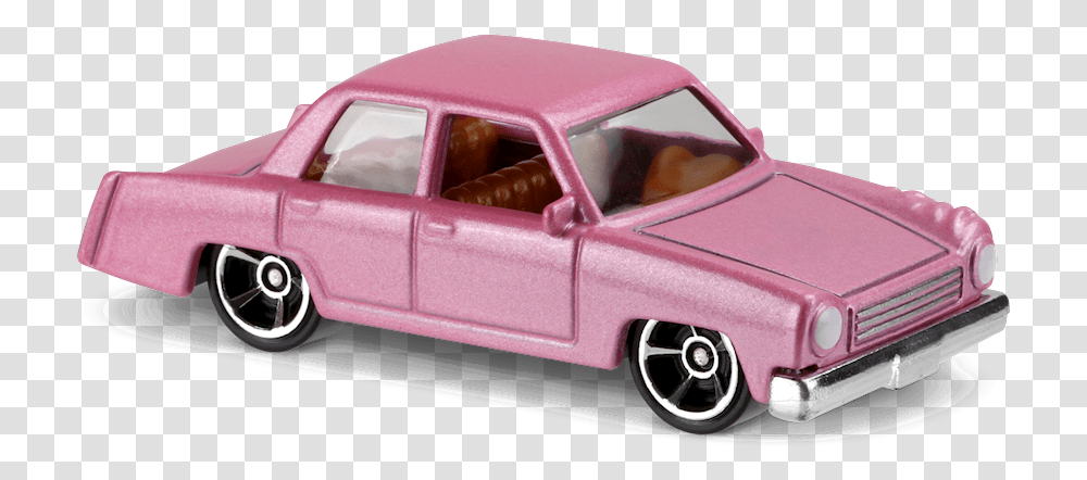 The Simpsons Family Car In Pink Hw Screen Time Hot Wheels Simpsons Car, Machine, Tire, Vehicle, Transportation Transparent Png