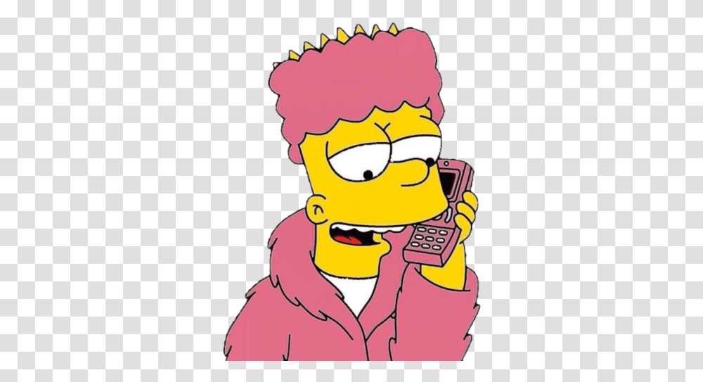 The Simpsons Free Download Arts Bart Simpson On The Phone, Electronics, Mobile Phone, Cell Phone, Performer Transparent Png