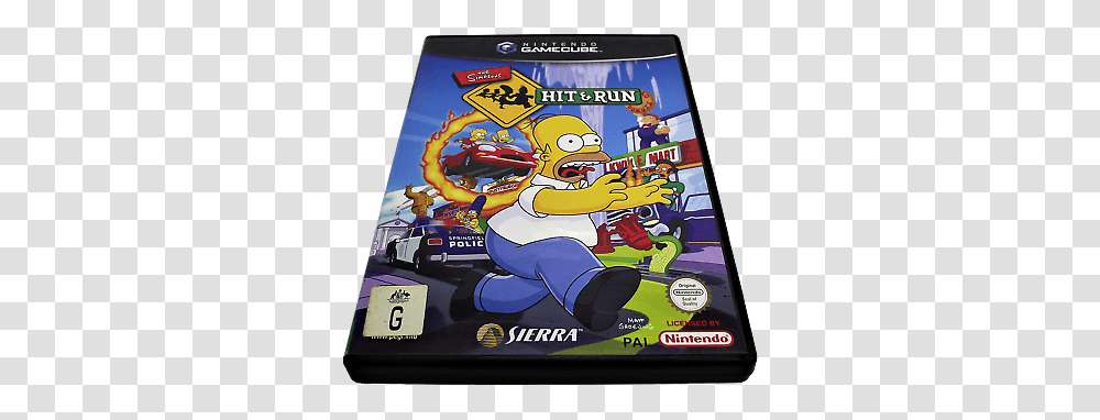 The Simpsons Hit And Run Nintendo Gamecube Pal Complete Ebay Simpsons Hit And Run Ebay Gamecube, Person, Human, Flyer, Poster Transparent Png
