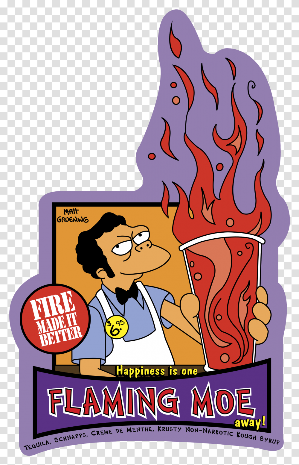 The Simpsons Logo Sticker Flaming Moe Los Simpson, Advertisement, Poster, Flyer, Paper Transparent Png