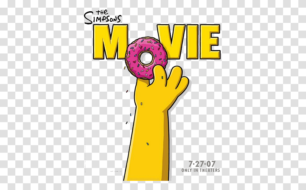 The Simpsons Movie File Simpsons Movie 2007 Poster, Hand, Number Transparent Png