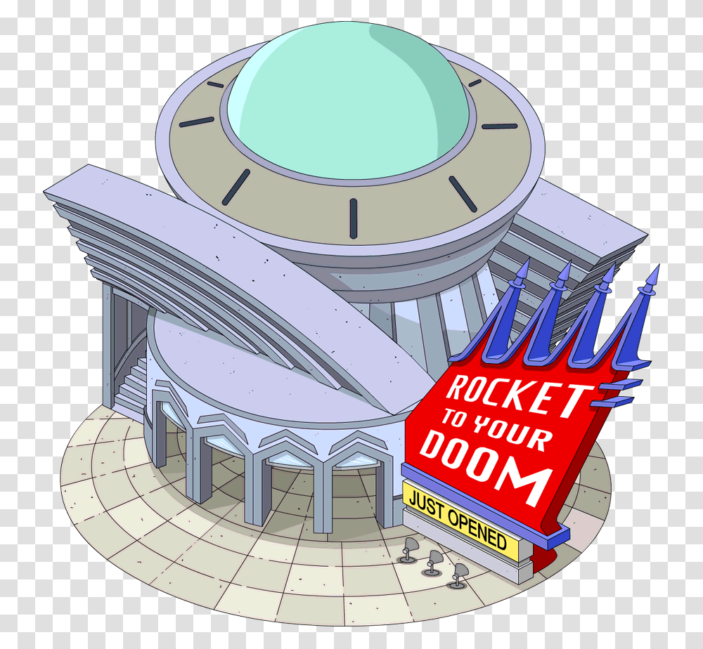 The Simpsons Tapped Out Addicts, Architecture, Building, Dome, Metropolis Transparent Png