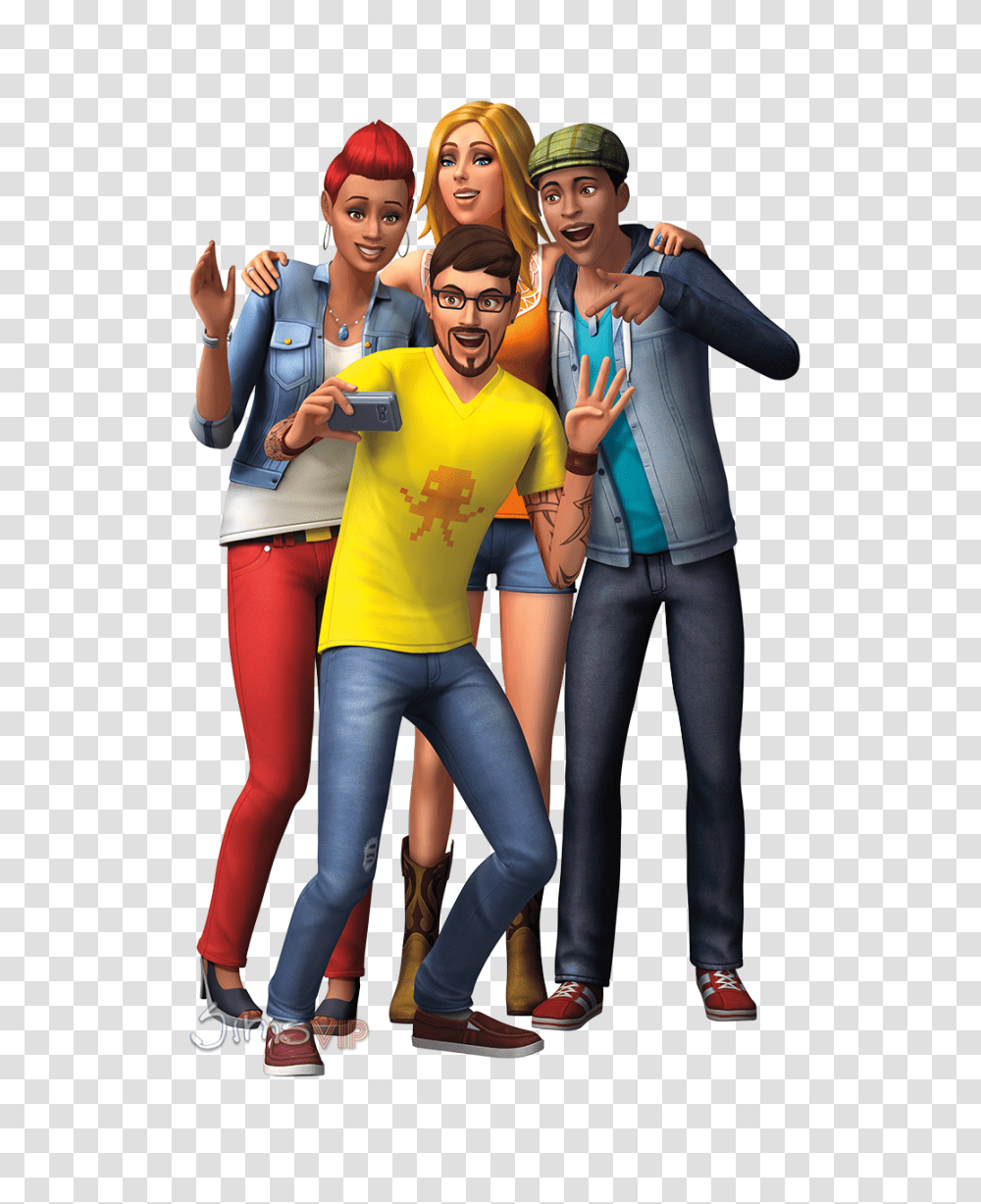 The Sims New Character Render Simsvip, Person, Poster, Advertisement Transparent Png