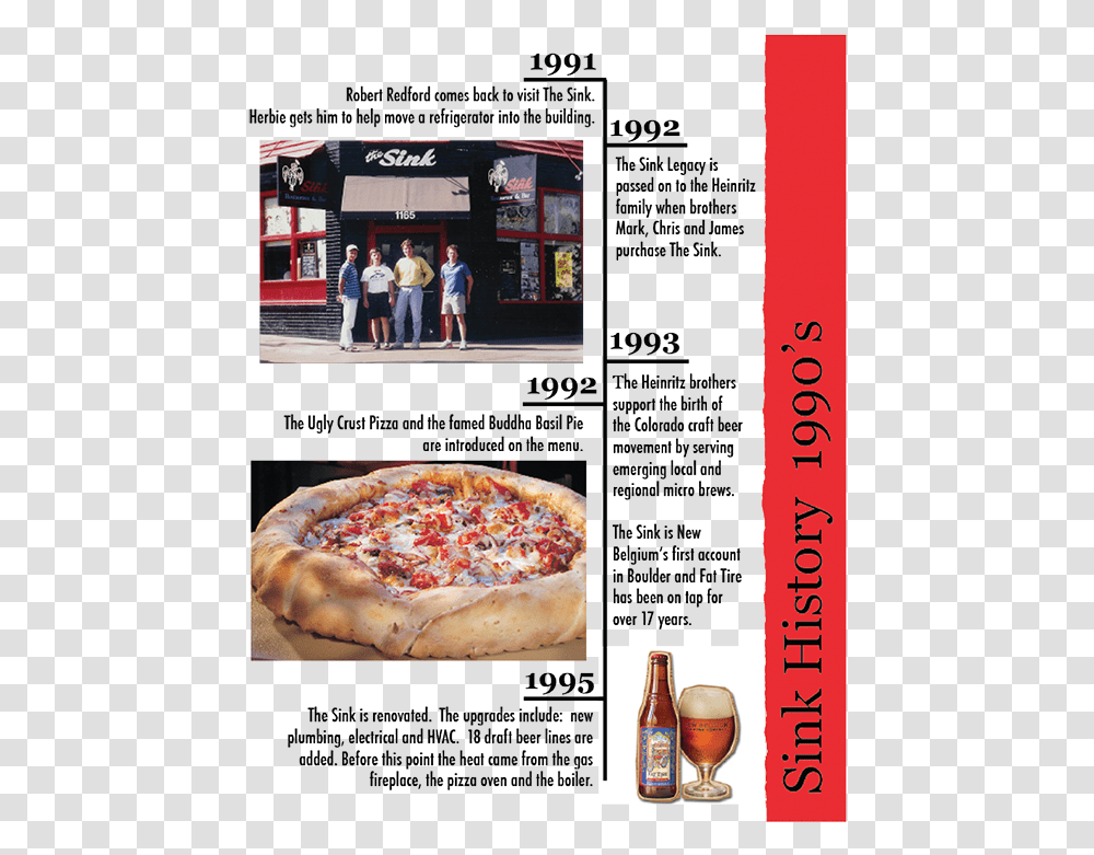 The Sink Timelines 1990 Fast Food, Person, Human, Pizza, Poster Transparent Png