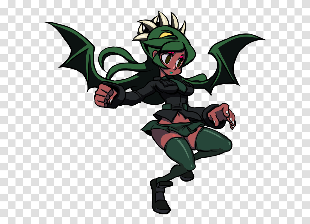 The Skullgirls Sprite Of The Day Is Cartoon, Dragon, Hand, Person, Human Transparent Png