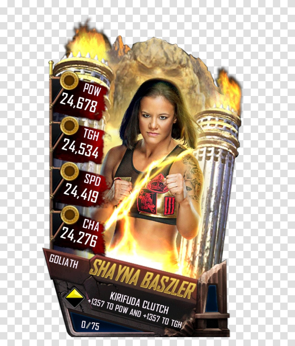 The Smackdown Hotel Wwe2k20 No Twitter Wwesupercard Wwe Supercard Goliath Card, Person, Advertisement, Fire, Poster Transparent Png