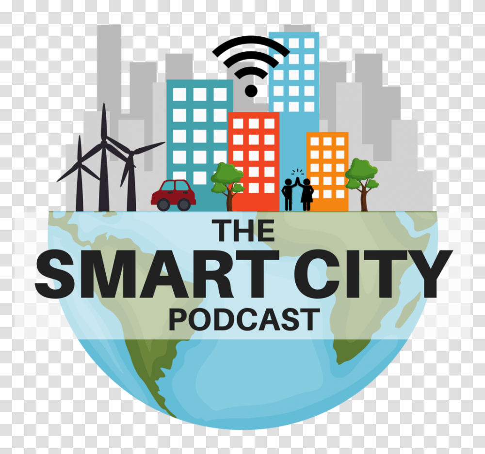 The Smart City Podcast Digi City, Logo, Person, Urban Transparent Png