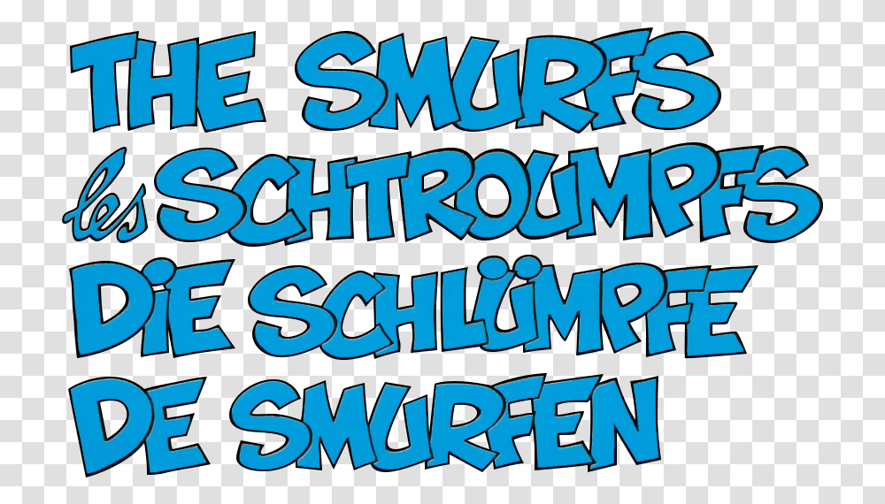 The Smurfs Details Launchbox Games Database Clip Art, Text, Alphabet, Word, Letter Transparent Png