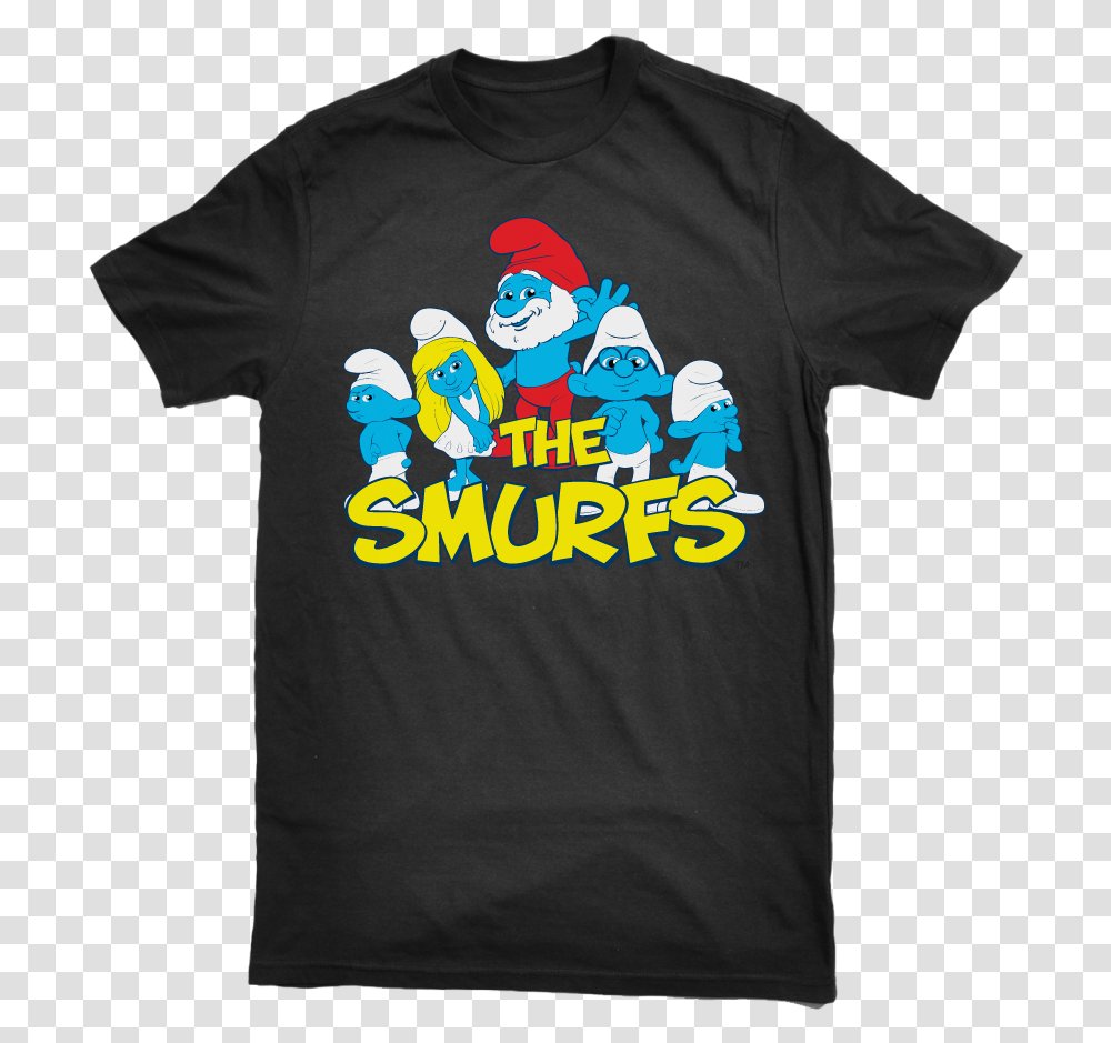The Smurfs - Vex Design Group, Clothing, Apparel, T-Shirt Transparent Png