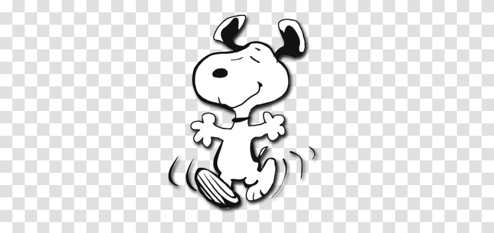The Snoopy Dance Skohp, Stencil, Animal Transparent Png